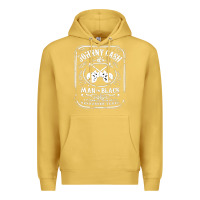 Antique Gold johnny cash man in black Premium Hoodie - StudioElite