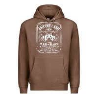 Chestnut johnny cash man in black Premium Hoodie - StudioElite