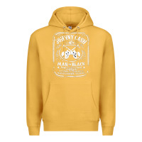 Mustard johnny cash man in black Premium Hoodie - StudioElite