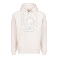 Pale Pink johnny cash man in black Premium Hoodie - StudioElite
