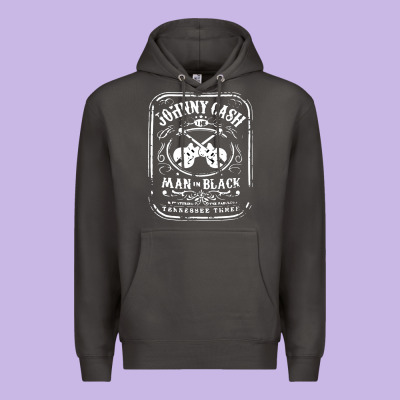 Johnny Cash Man In Black Premium Hoodie Designed By Studioelite