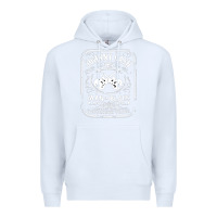 White johnny cash man in black Premium Hoodie - StudioElite