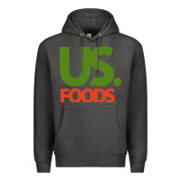 Charcoal Heather us foods design Premium Hoodie - StudioElite