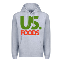 Heather Grey us foods design Premium Hoodie - StudioElite
