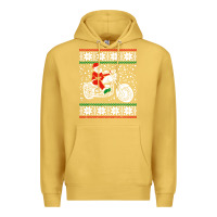 Antique Gold santa ridin motocycle Premium Hoodie - StudioElite