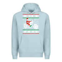 Blue Mist santa ridin motocycle Premium Hoodie - StudioElite
