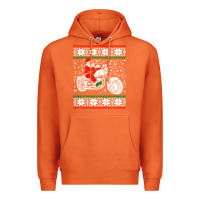 Carrot santa ridin motocycle Premium Hoodie - StudioElite