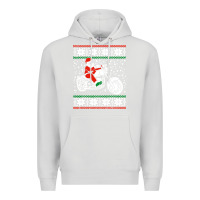 Dove Grey santa ridin motocycle Premium Hoodie - StudioElite