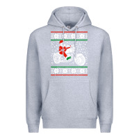 Heather Grey santa ridin motocycle Premium Hoodie - StudioElite