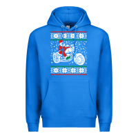 True Royal santa ridin motocycle Premium Hoodie - StudioElite