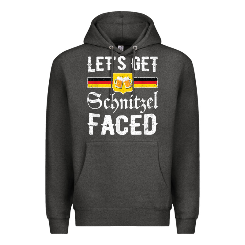 Lets Get Schnitzel Faced Men Women Vintage Oktoberfest T Shirt Premium Hoodie by StudioElite | Teevron