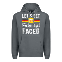 Rock lets get schnitzel faced men women vintage oktoberfest t shirt Premium Hoodie - StudioElite