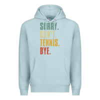 Blue Mist sorry can't tennis bye funny vintage retro tennis player t shirt Premium Hoodie - StudioElite