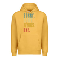 Mustard sorry can't tennis bye funny vintage retro tennis player t shirt Premium Hoodie - StudioElite