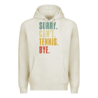 Oatmeal Heather sorry can't tennis bye funny vintage retro tennis player t shirt Premium Hoodie - StudioElite