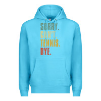 Ocean Blue sorry can't tennis bye funny vintage retro tennis player t shirt Premium Hoodie - StudioElite