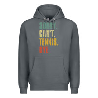 Rock sorry can't tennis bye funny vintage retro tennis player t shirt Premium Hoodie - StudioElite