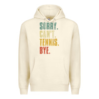 Sandshell sorry can't tennis bye funny vintage retro tennis player t shirt Premium Hoodie - StudioElite