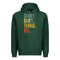 Sports Green sorry can't tennis bye funny vintage retro tennis player t shirt Premium Hoodie - StudioElite