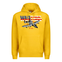 Lemon Military Airplane A-10 Warthog American Flag Premium Hoodie - StudioElite