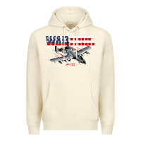 Sandshell Military Airplane A-10 Warthog American Flag Premium Hoodie - StudioElite