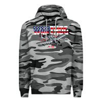 Slate Camo Military Airplane A-10 Warthog American Flag Premium Hoodie - StudioElite