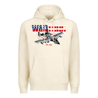 Tofu Military Airplane A-10 Warthog American Flag Premium Hoodie - StudioElite