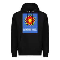 Black The Essential Design-(Catherine-Wheel) Premium Hoodie - StudioElite