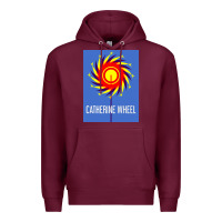 Burgundy The Essential Design-(Catherine-Wheel) Premium Hoodie - StudioElite