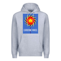 Heather Grey The Essential Design-(Catherine-Wheel) Premium Hoodie - StudioElite