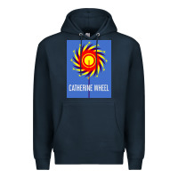 Navy The Essential Design-(Catherine-Wheel) Premium Hoodie - StudioElite