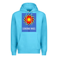 Ocean Blue The Essential Design-(Catherine-Wheel) Premium Hoodie - StudioElite