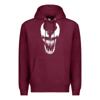 Burgundy Venom Premium Hoodie - StudioElite