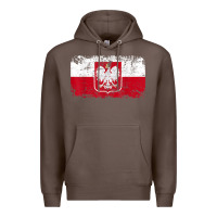 Coffee poland polska flag vintage  men women kids  poland t shirt Premium Hoodie - StudioElite