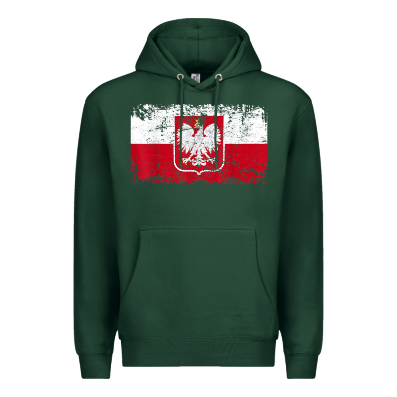 Poland Polska Flag Vintage  Men Women Kids  Poland T Shirt Premium Hoodie by StudioElite | Teevron
