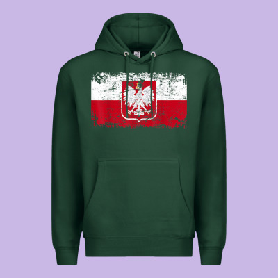 Poland Polska Flag Vintage  Men Women Kids  Poland T Shirt Premium Hoodie Designed By Studioelite
