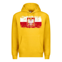 Lemon poland polska flag vintage  men women kids  poland t shirt Premium Hoodie - StudioElite