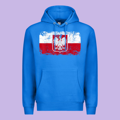 Poland Polska Flag Vintage  Men Women Kids  Poland T Shirt Premium Hoodie Designed By Studioelite