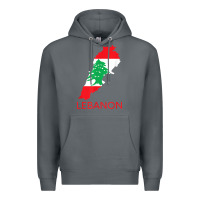 Rock Lebanon Flag Cedar Tree Beirut Lebanese Arabic Arab Islam Premium Hoodie - StudioElite