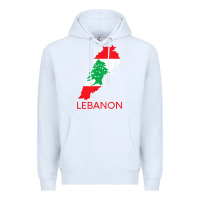 White Lebanon Flag Cedar Tree Beirut Lebanese Arabic Arab Islam Premium Hoodie - StudioElite