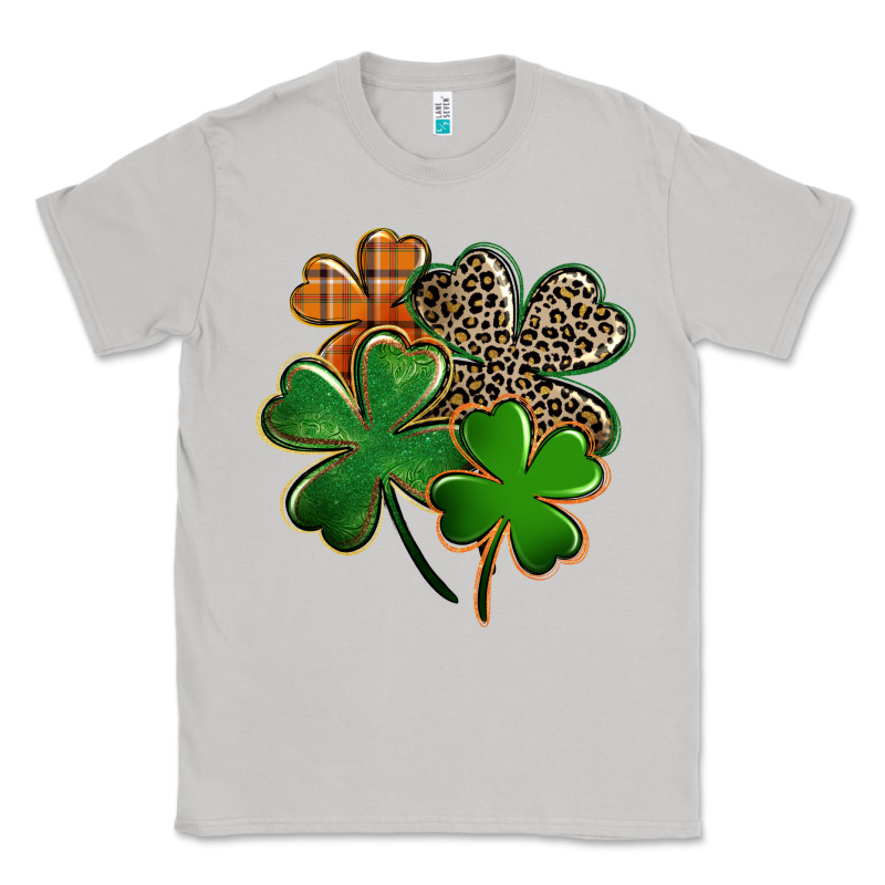 Leopard Shamrock St. Patricks Day Classic Tee by FaDigitalArtStudio | Teevron