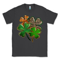 Smoke Leopard shamrock St. Patricks Day Classic Tee - FaDigitalArtStudio