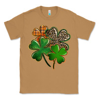 Toasted Coconut Leopard shamrock St. Patricks Day Classic Tee - FaDigitalArtStudio