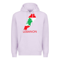 Lilac Lebanon Flag Cedar Tree Beirut Lebanese Arabic Arab Islam Premium Hoodie - StudioElite