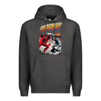 Charcoal Heather dare devil Premium Hoodie - StudioElite