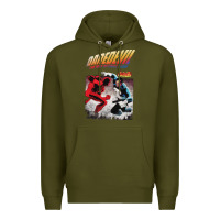 Army Green dare devil Premium Hoodie - StudioElite