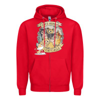 Red Cats Against Cat Calls Zipper Hoodie - Bettercallsaul
