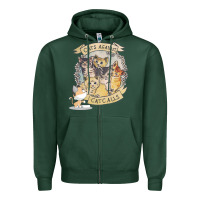 Sports Green Cats Against Cat Calls Zipper Hoodie - Bettercallsaul
