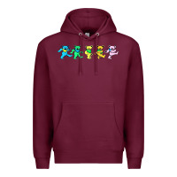 Burgundy jerry's designer bears Premium Hoodie - StudioElite