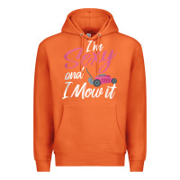 Carrot i'm sexy and i mow it funny mow pun tank top Premium Hoodie - StudioElite